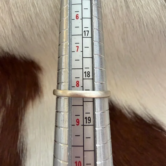 ❤️ Black Jack Turquoise Rare Sky Blue Black Matrix Sterling Ring Sz8 Unisex Ring - Picture 6 of 15